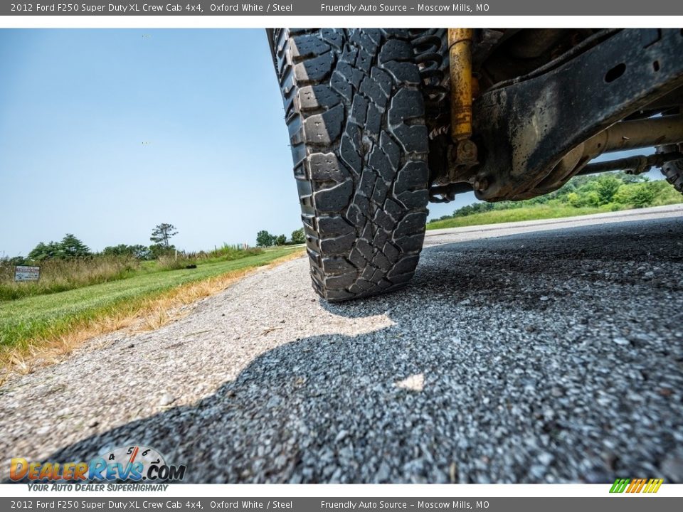 2012 Ford F250 Super Duty XL Crew Cab 4x4 Oxford White / Steel Photo #16