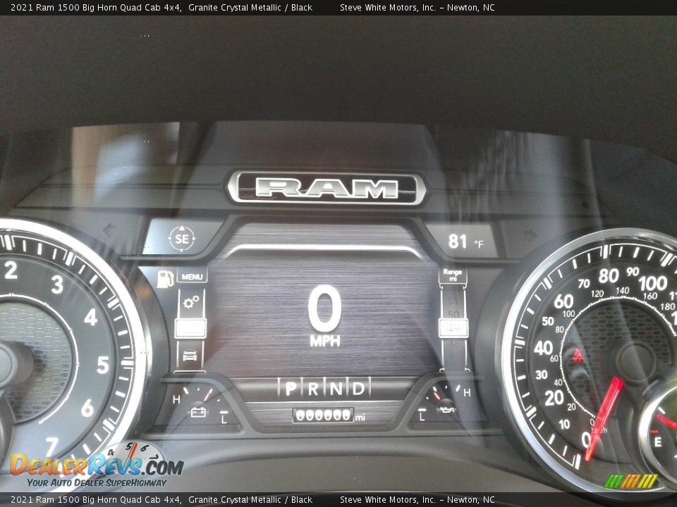 2021 Ram 1500 Big Horn Quad Cab 4x4 Gauges Photo #21