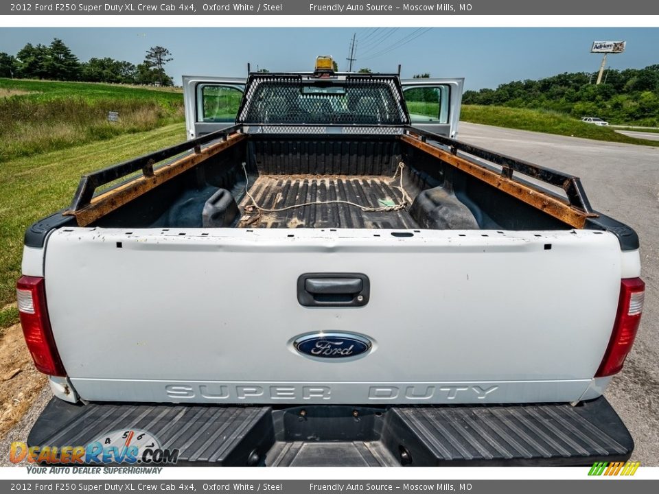 2012 Ford F250 Super Duty XL Crew Cab 4x4 Oxford White / Steel Photo #25