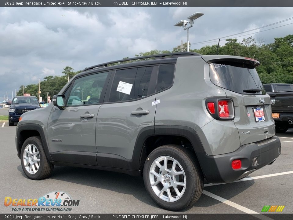 2021 Jeep Renegade Limited 4x4 Sting-Gray / Black Photo #6