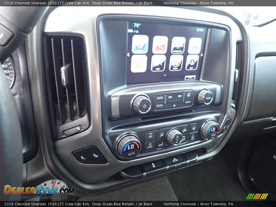 2018 Chevrolet Silverado 1500 LTZ Crew Cab 4x4 Deep Ocean Blue Metallic / Jet Black Photo #27