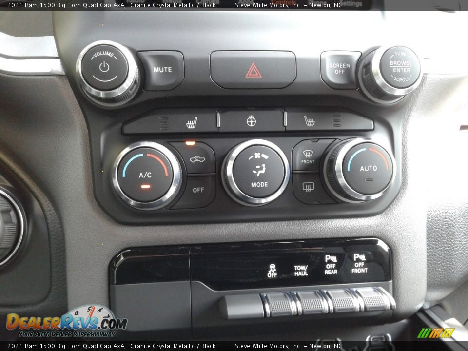 Controls of 2021 Ram 1500 Big Horn Quad Cab 4x4 Photo #26