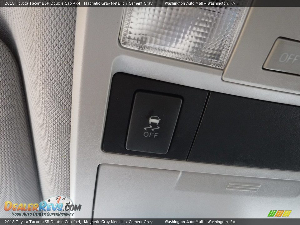 2018 Toyota Tacoma SR Double Cab 4x4 Magnetic Gray Metallic / Cement Gray Photo #9