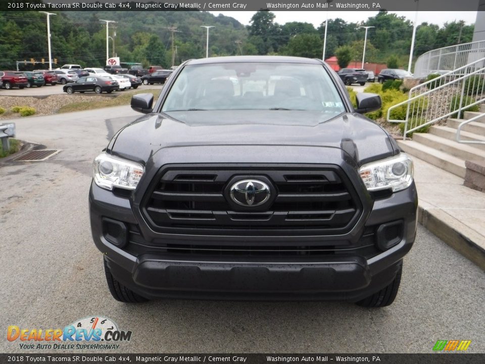 2018 Toyota Tacoma SR Double Cab 4x4 Magnetic Gray Metallic / Cement Gray Photo #11