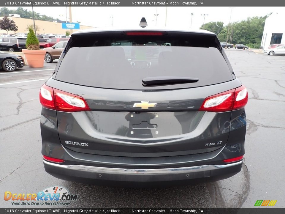 2018 Chevrolet Equinox LT AWD Nightfall Gray Metallic / Jet Black Photo #6