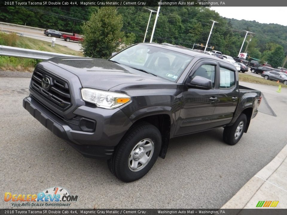 2018 Toyota Tacoma SR Double Cab 4x4 Magnetic Gray Metallic / Cement Gray Photo #12