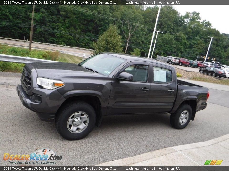 2018 Toyota Tacoma SR Double Cab 4x4 Magnetic Gray Metallic / Cement Gray Photo #13