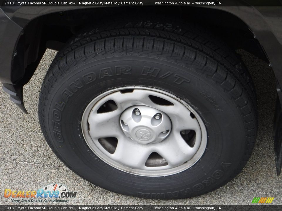 2018 Toyota Tacoma SR Double Cab 4x4 Magnetic Gray Metallic / Cement Gray Photo #14