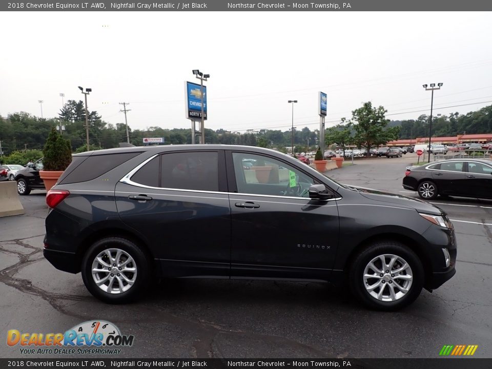 2018 Chevrolet Equinox LT AWD Nightfall Gray Metallic / Jet Black Photo #10