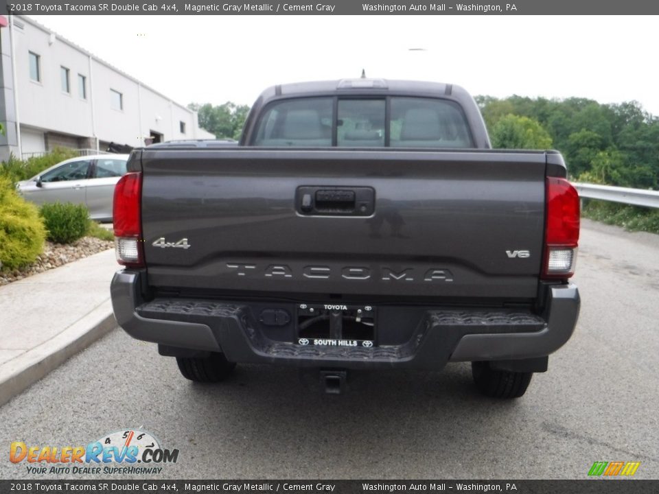 2018 Toyota Tacoma SR Double Cab 4x4 Magnetic Gray Metallic / Cement Gray Photo #16