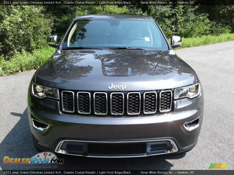 2021 Jeep Grand Cherokee Limited 4x4 Granite Crystal Metallic / Light Frost Beige/Black Photo #3