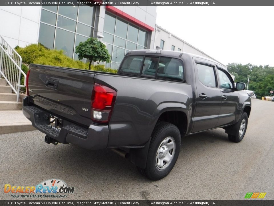 2018 Toyota Tacoma SR Double Cab 4x4 Magnetic Gray Metallic / Cement Gray Photo #17