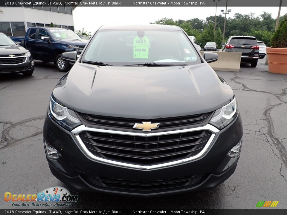 2018 Chevrolet Equinox LT AWD Nightfall Gray Metallic / Jet Black Photo #13