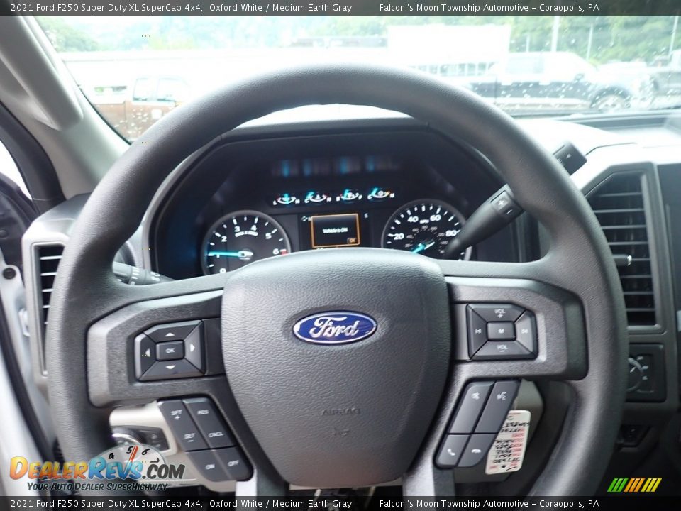 2021 Ford F250 Super Duty XL SuperCab 4x4 Steering Wheel Photo #18