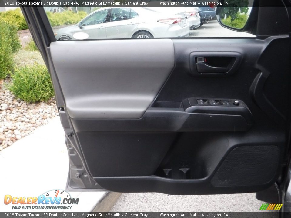 2018 Toyota Tacoma SR Double Cab 4x4 Magnetic Gray Metallic / Cement Gray Photo #20