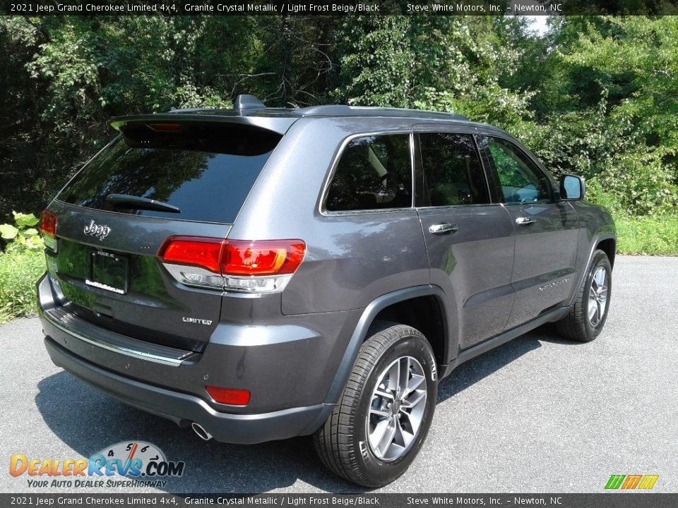 2021 Jeep Grand Cherokee Limited 4x4 Granite Crystal Metallic / Light Frost Beige/Black Photo #6