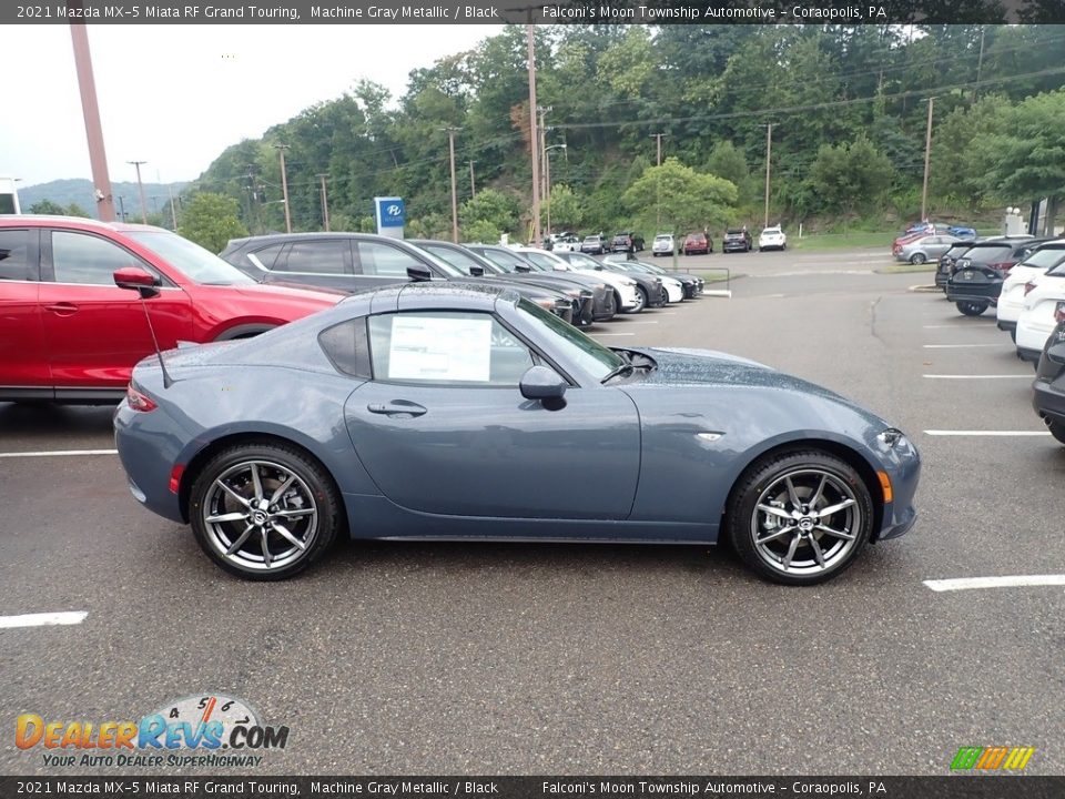 Machine Gray Metallic 2021 Mazda MX-5 Miata RF Grand Touring Photo #1