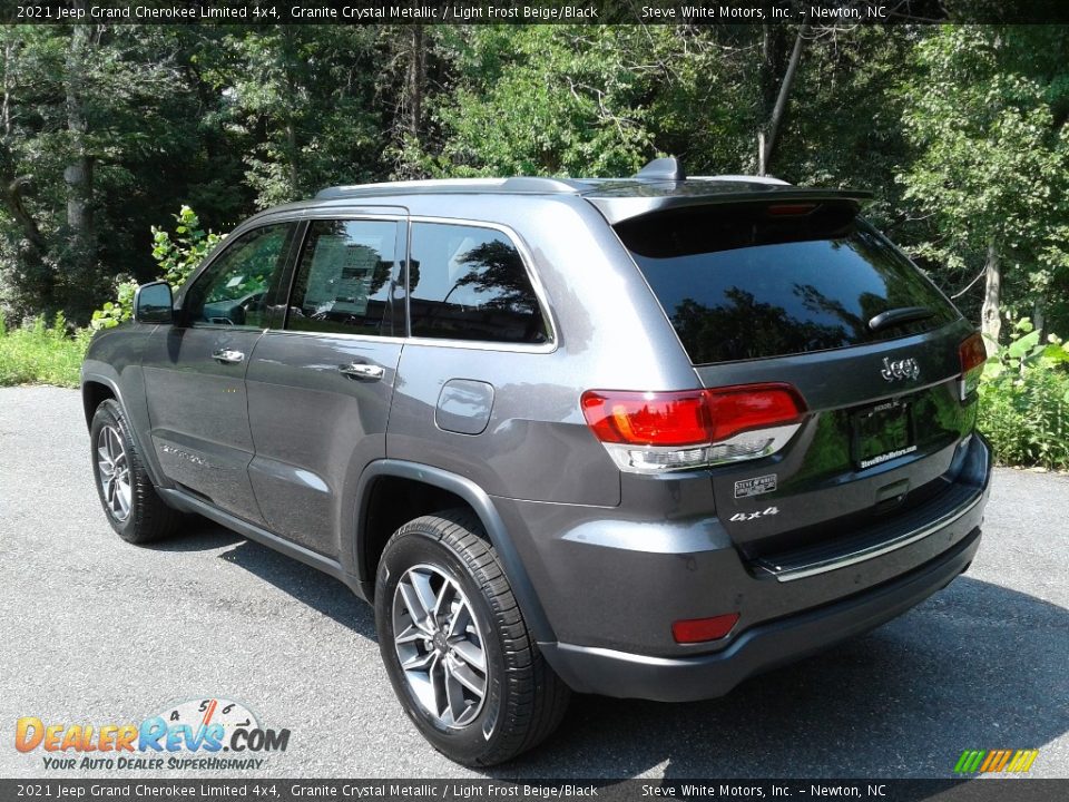 2021 Jeep Grand Cherokee Limited 4x4 Granite Crystal Metallic / Light Frost Beige/Black Photo #8