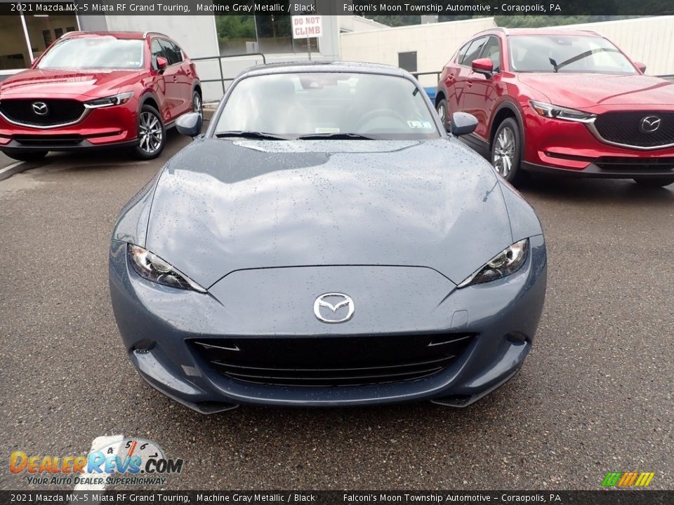 2021 Mazda MX-5 Miata RF Grand Touring Machine Gray Metallic / Black Photo #4