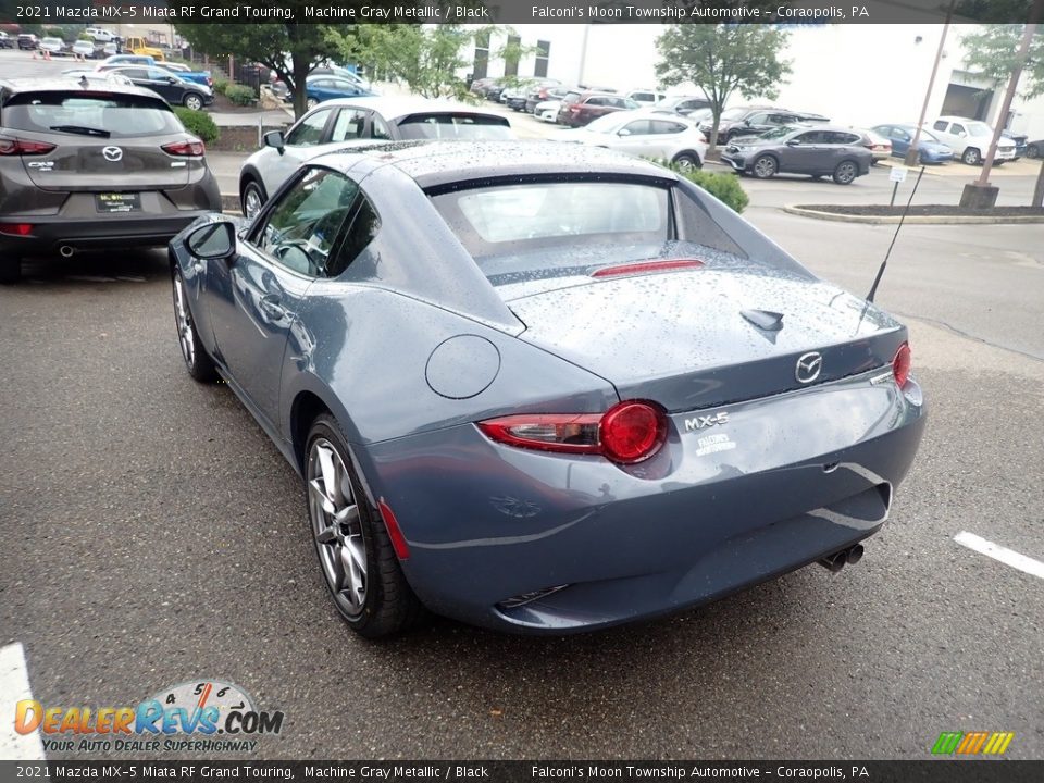 2021 Mazda MX-5 Miata RF Grand Touring Machine Gray Metallic / Black Photo #7