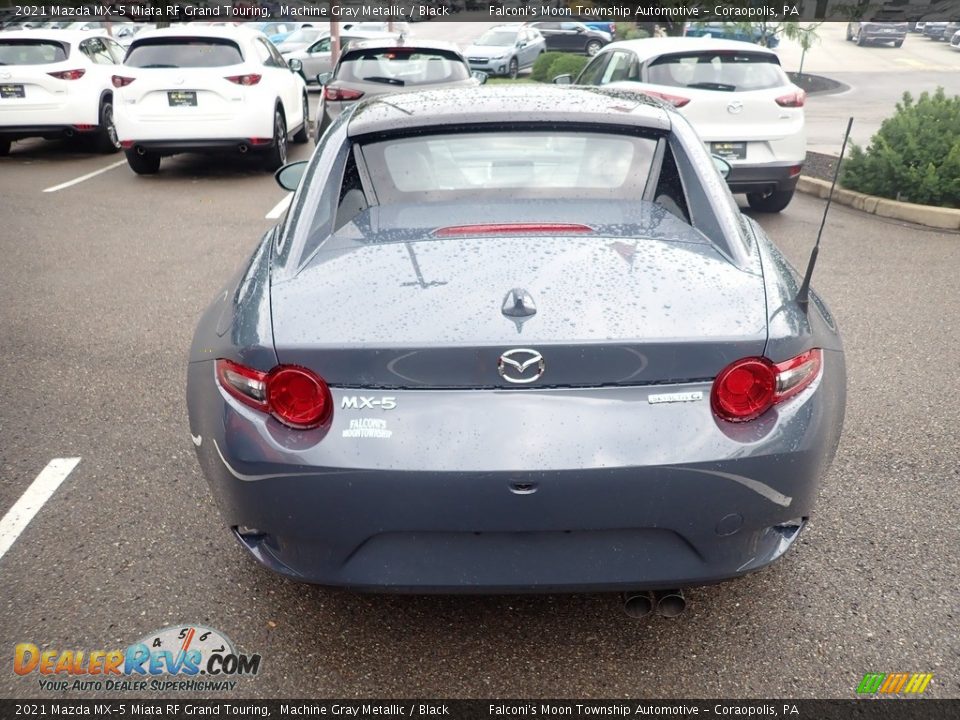 2021 Mazda MX-5 Miata RF Grand Touring Machine Gray Metallic / Black Photo #8