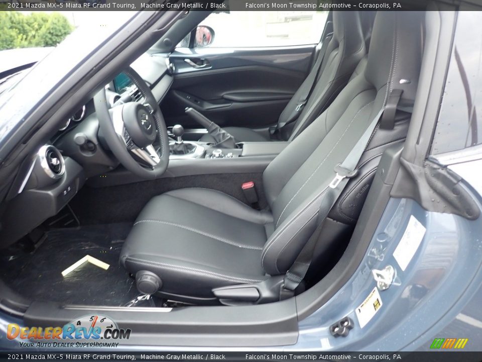 Black Interior - 2021 Mazda MX-5 Miata RF Grand Touring Photo #10