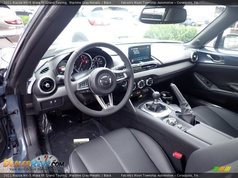Black Interior - 2021 Mazda MX-5 Miata RF Grand Touring Photo #11