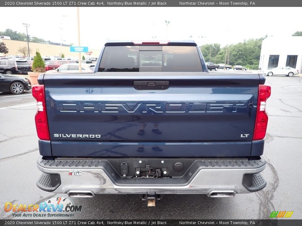 2020 Chevrolet Silverado 1500 LT Z71 Crew Cab 4x4 Northsky Blue Metallic / Jet Black Photo #6