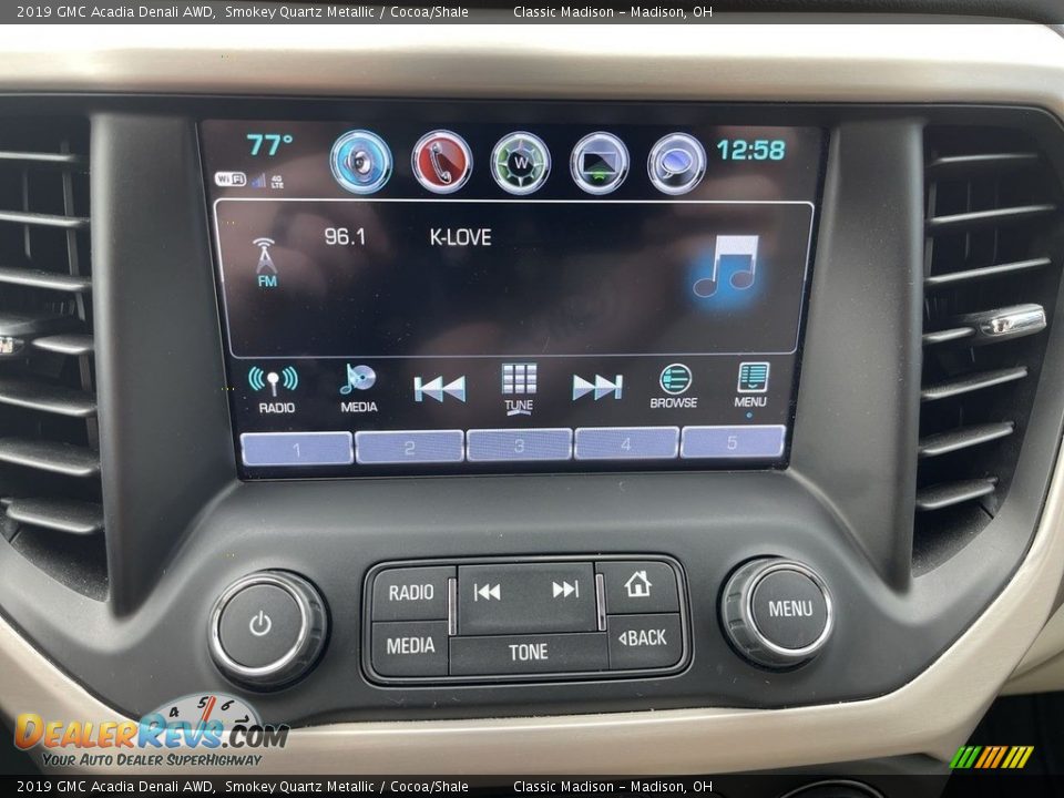 2019 GMC Acadia Denali AWD Smokey Quartz Metallic / Cocoa/Shale Photo #11
