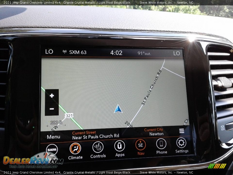 Navigation of 2021 Jeep Grand Cherokee Limited 4x4 Photo #24