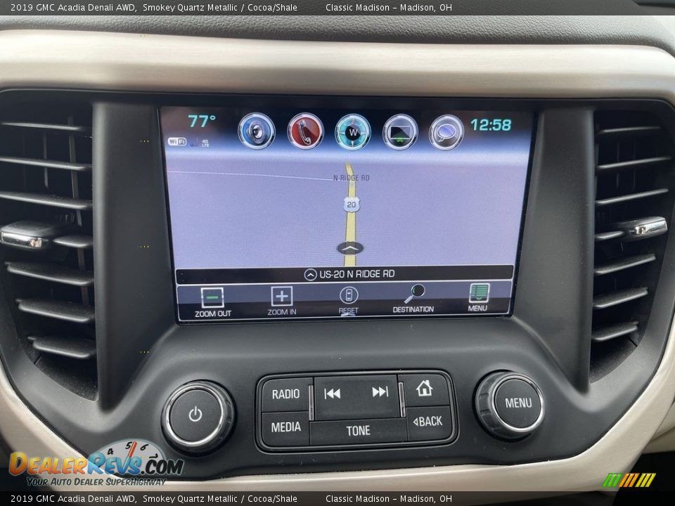 2019 GMC Acadia Denali AWD Smokey Quartz Metallic / Cocoa/Shale Photo #13