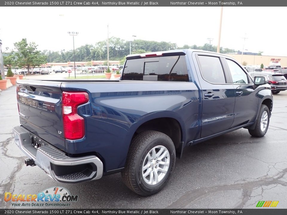 2020 Chevrolet Silverado 1500 LT Z71 Crew Cab 4x4 Northsky Blue Metallic / Jet Black Photo #8