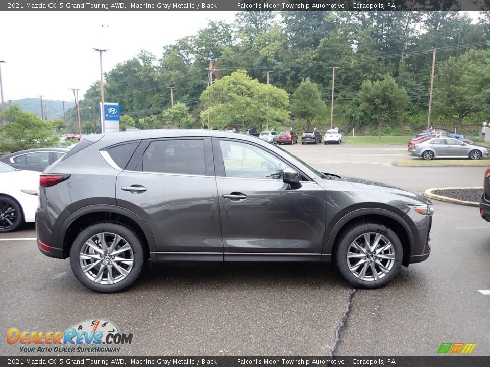 2021 Mazda CX-5 Grand Touring AWD Machine Gray Metallic / Black Photo #1