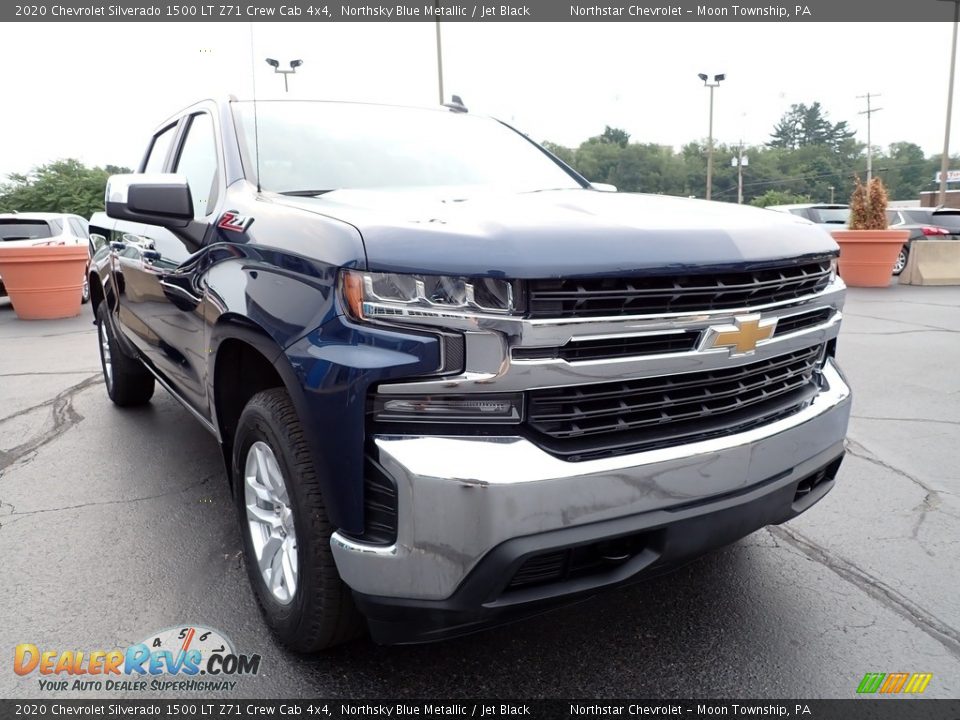 2020 Chevrolet Silverado 1500 LT Z71 Crew Cab 4x4 Northsky Blue Metallic / Jet Black Photo #11