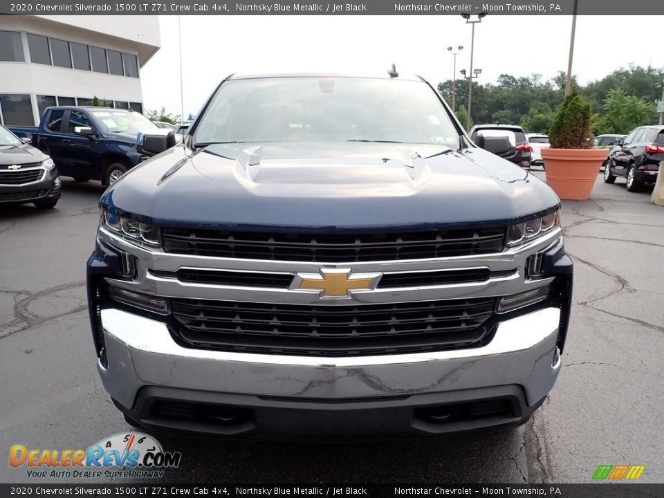 2020 Chevrolet Silverado 1500 LT Z71 Crew Cab 4x4 Northsky Blue Metallic / Jet Black Photo #12