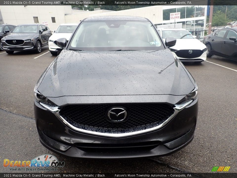 2021 Mazda CX-5 Grand Touring AWD Machine Gray Metallic / Black Photo #4