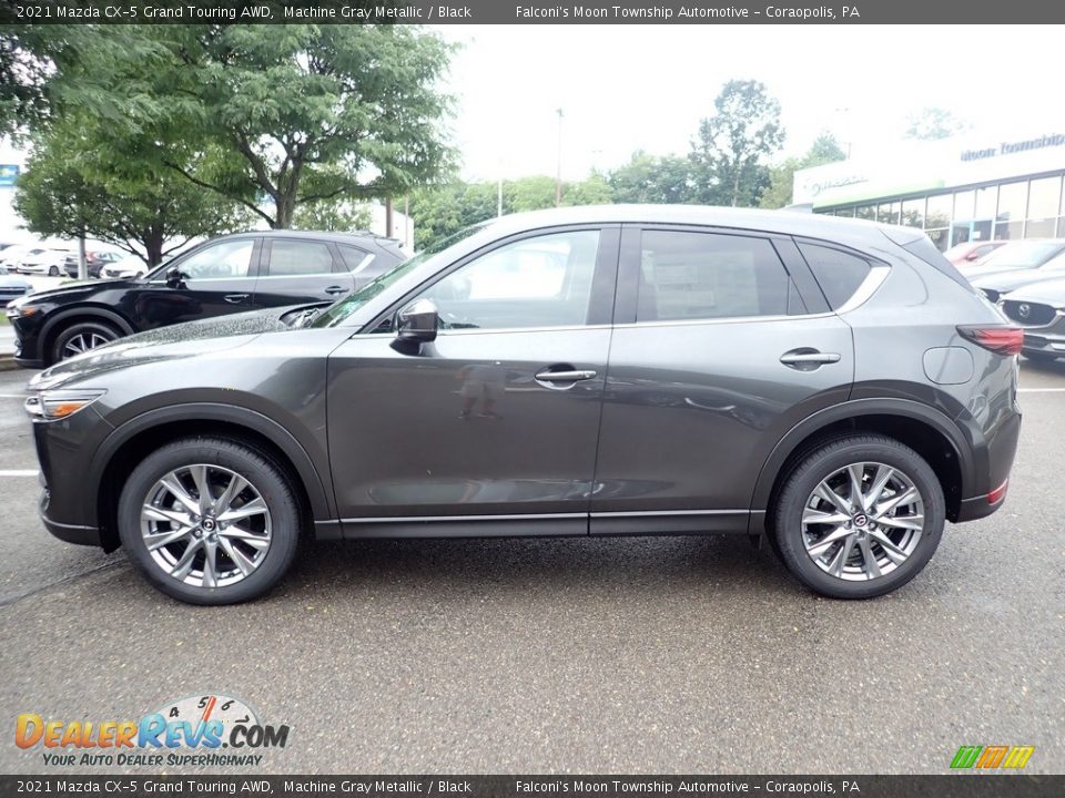 2021 Mazda CX-5 Grand Touring AWD Machine Gray Metallic / Black Photo #6