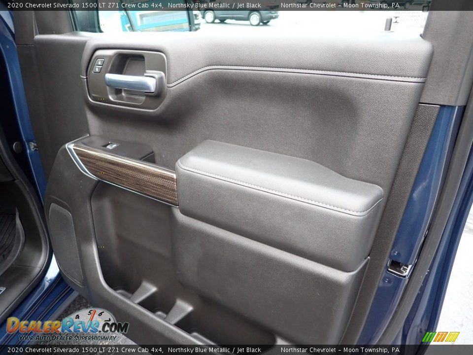 2020 Chevrolet Silverado 1500 LT Z71 Crew Cab 4x4 Northsky Blue Metallic / Jet Black Photo #16