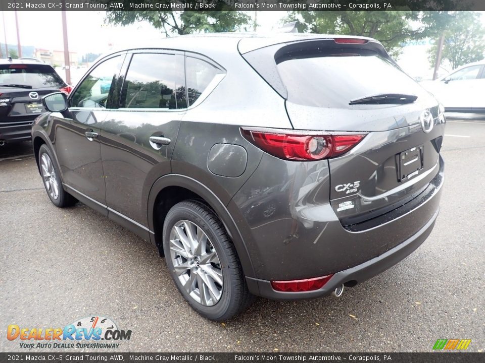 2021 Mazda CX-5 Grand Touring AWD Machine Gray Metallic / Black Photo #7