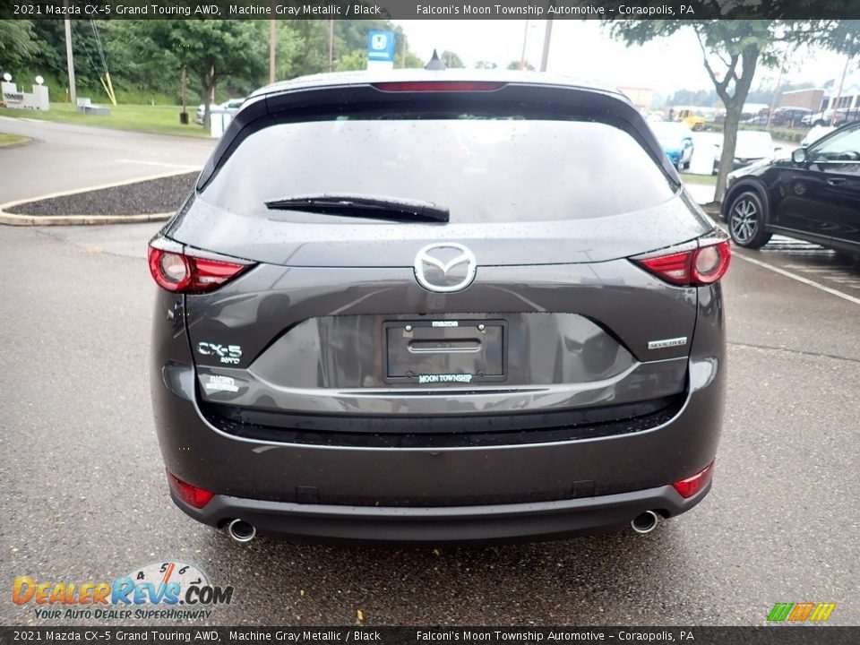 2021 Mazda CX-5 Grand Touring AWD Machine Gray Metallic / Black Photo #8