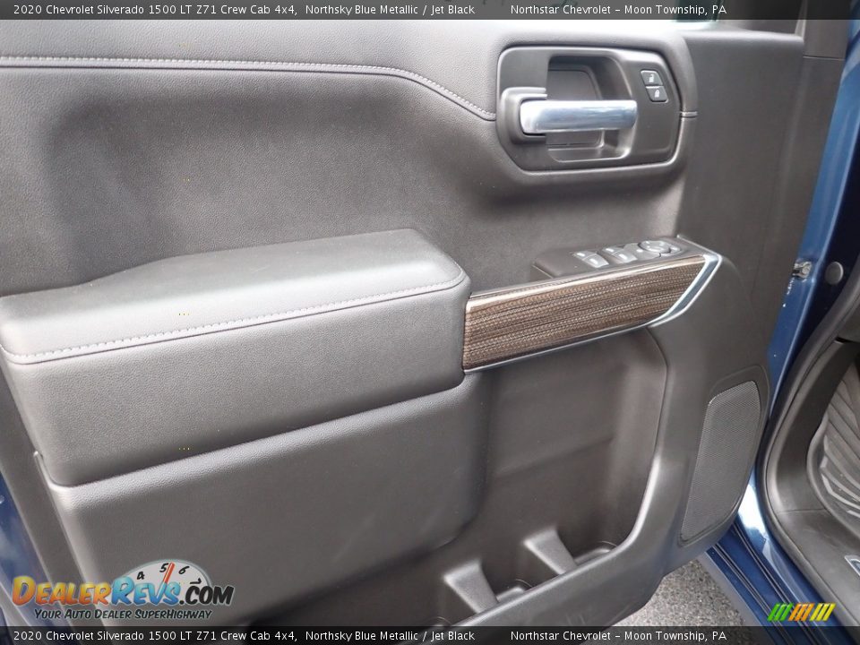 2020 Chevrolet Silverado 1500 LT Z71 Crew Cab 4x4 Northsky Blue Metallic / Jet Black Photo #24