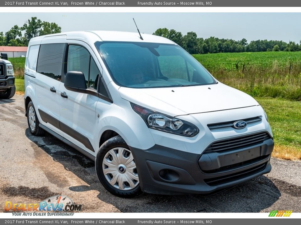 2017 Ford Transit Connect XL Van Frozen White / Charcoal Black Photo #1