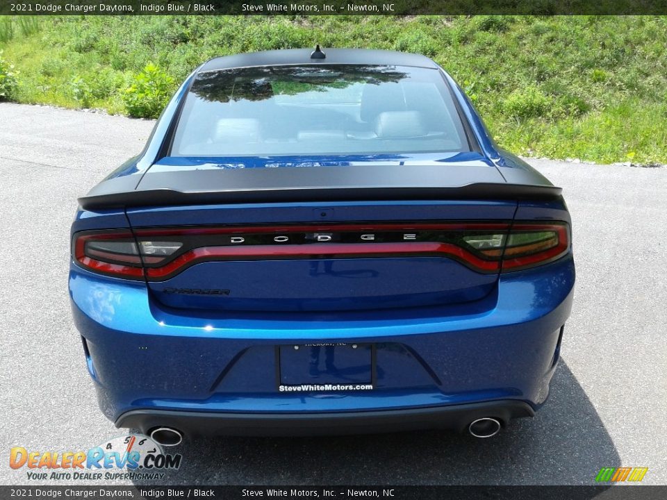 2021 Dodge Charger Daytona Indigo Blue / Black Photo #7