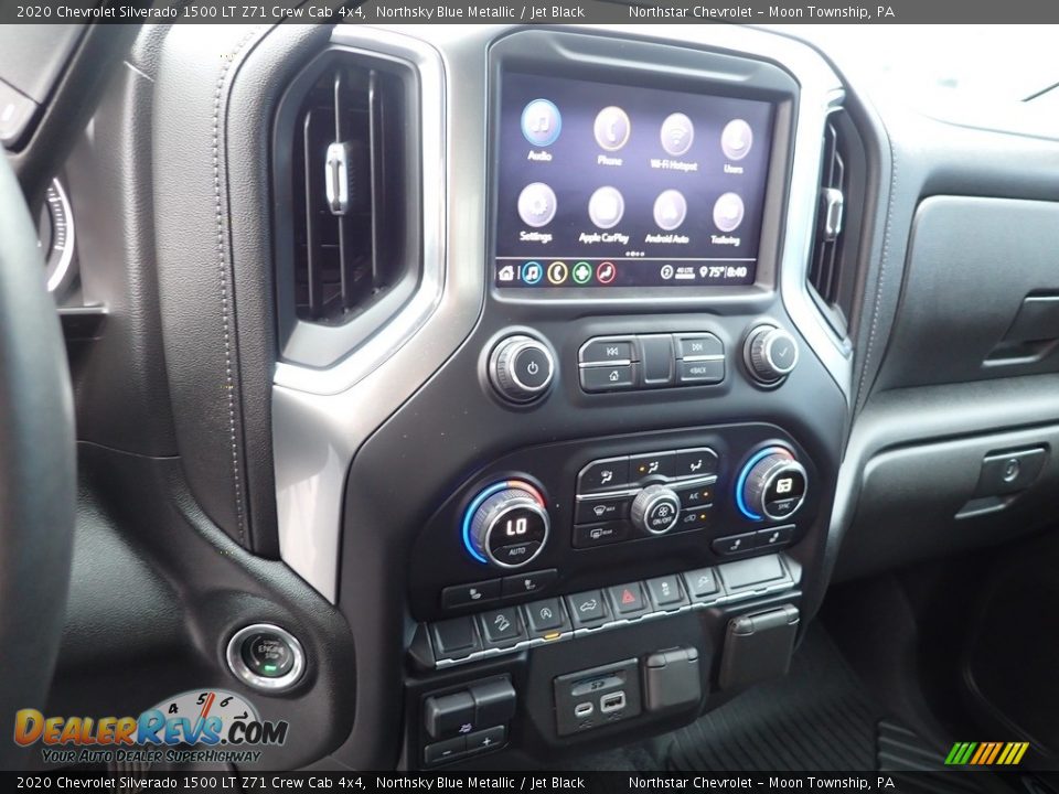 2020 Chevrolet Silverado 1500 LT Z71 Crew Cab 4x4 Northsky Blue Metallic / Jet Black Photo #27