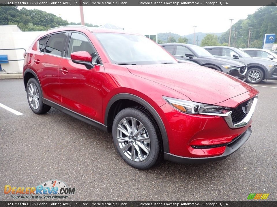 2021 Mazda CX-5 Grand Touring AWD Soul Red Crystal Metallic / Black Photo #3