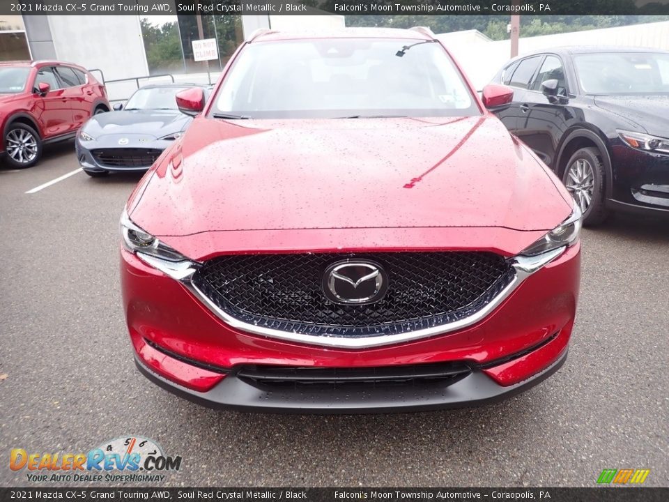 2021 Mazda CX-5 Grand Touring AWD Soul Red Crystal Metallic / Black Photo #4