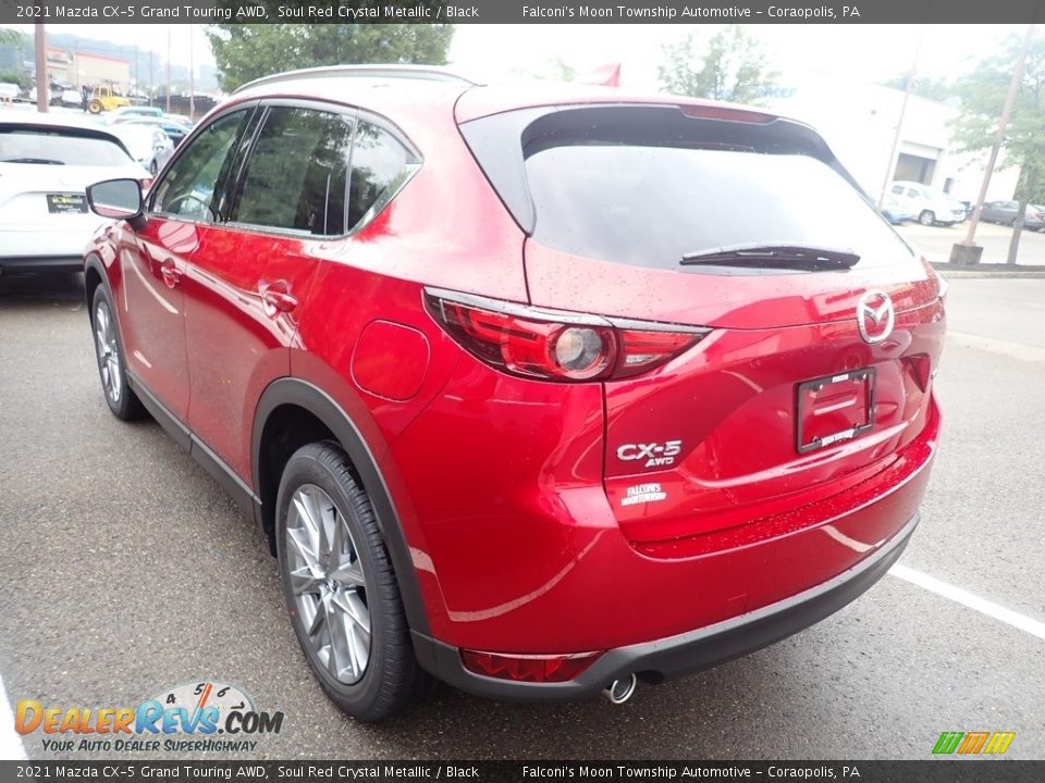 2021 Mazda CX-5 Grand Touring AWD Soul Red Crystal Metallic / Black Photo #6