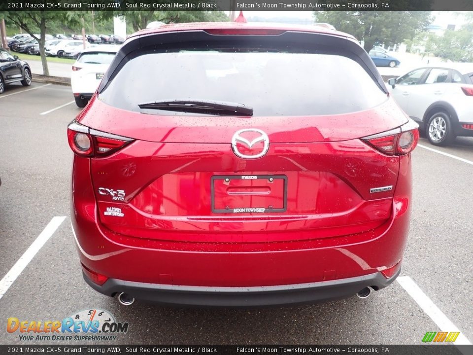 2021 Mazda CX-5 Grand Touring AWD Soul Red Crystal Metallic / Black Photo #7