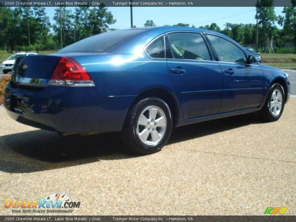 2006 Chevrolet Impala LT Laser Blue Metallic / Gray Photo #4