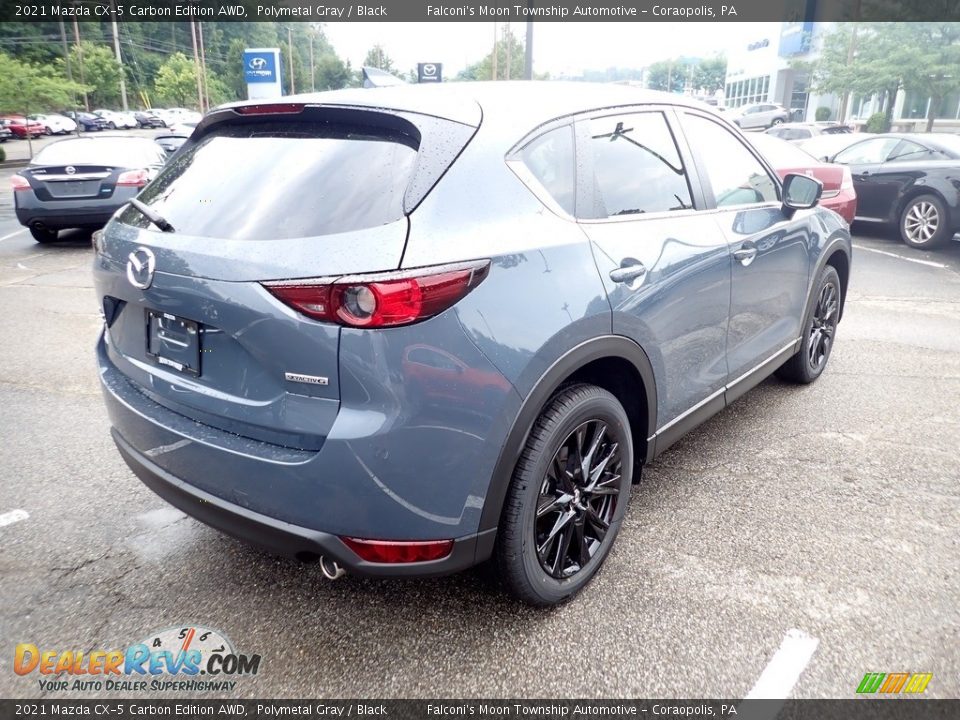 2021 Mazda CX-5 Carbon Edition AWD Polymetal Gray / Black Photo #2